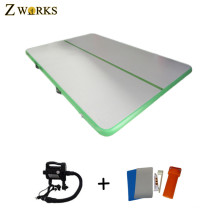 Tapis de gymnastique gonflables verts Tapis de gymnastique au sol aérien